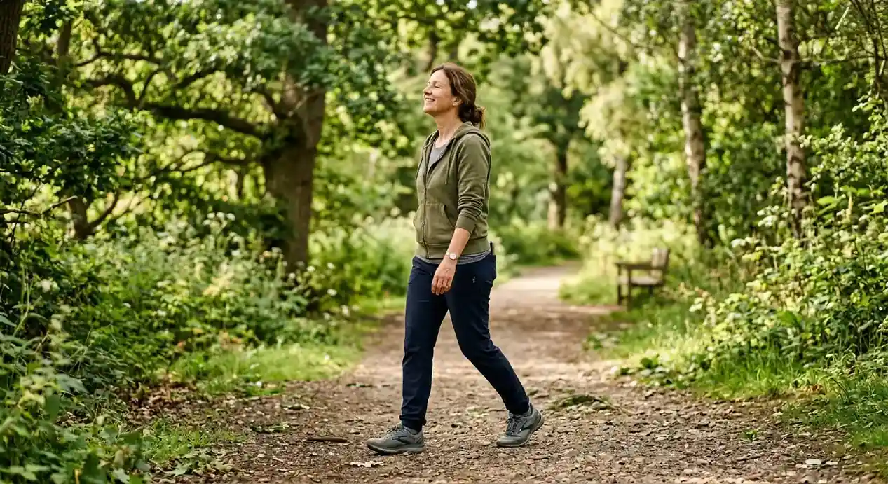 A person relaxing outdoors having taken a break from betting