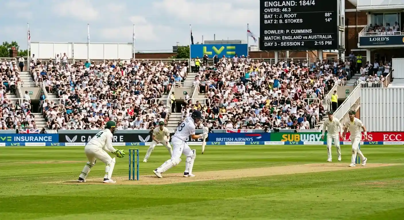 A cricket match played fairly before honest spectators